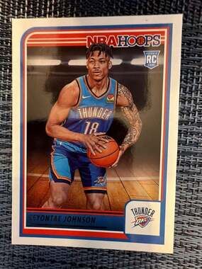 Panini NBA Hoops Keyontae Johnson Oklahoma City Thunder RC #263